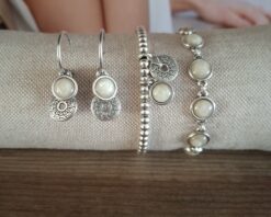 armband oorbel qoss marloes zoey lois creme