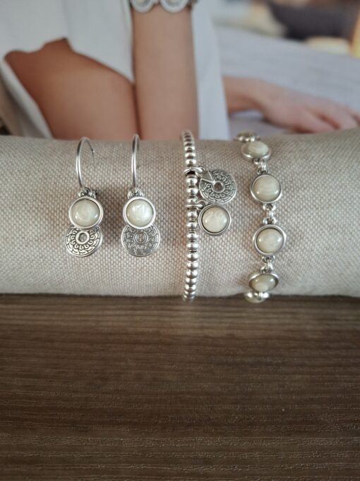 armband oorbel qoss marloes zoey lois creme