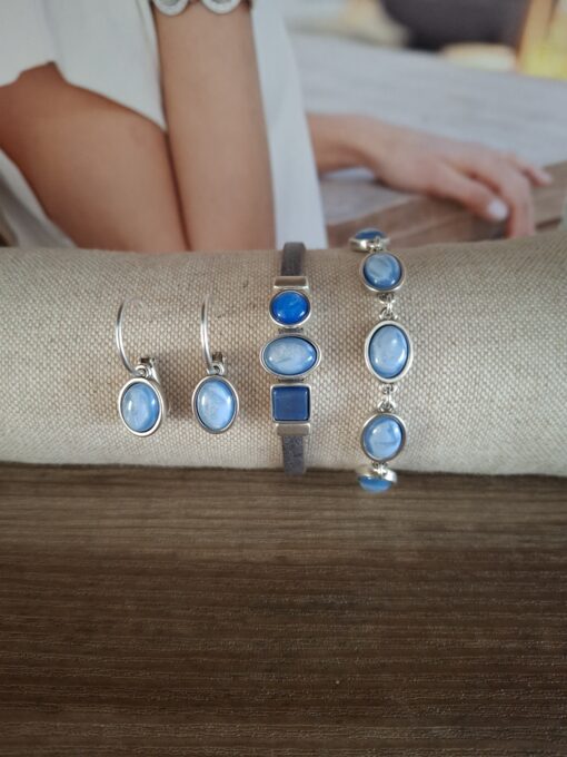 Hailey armband Qoss hemelsblauw