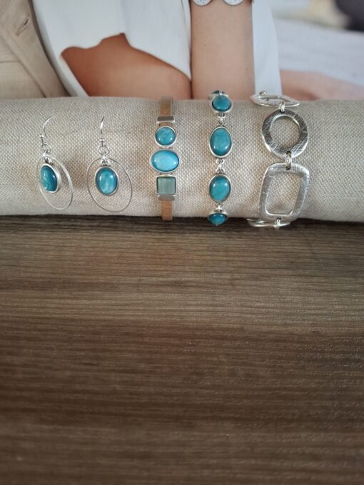 Hailey armband qoss turquoise