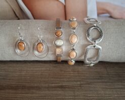 Hailey armband Qoss nude