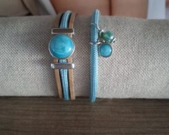 koosje mint turquoise paracord qoss armband