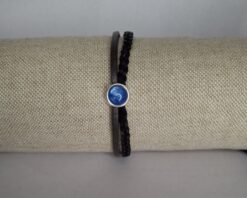 Fleur blauw armband qoss