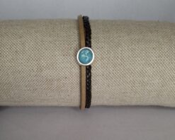 Fleur turquoise armband qoss