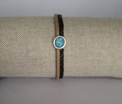 Fleur turquoise armband qoss