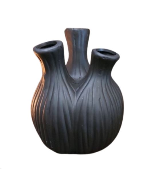 Countryfield tulpenvaas Cebola zwarte vaas 't Oude Huys