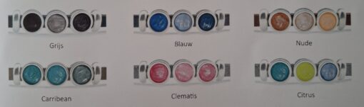 Qoss sieraden kleurenserie armband Suzanne verkrijgbaar bij 't Oude Huys