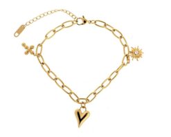 I'M DUTCH Golden damesarmband Lori OLBR16187 'T OUDE HUYS