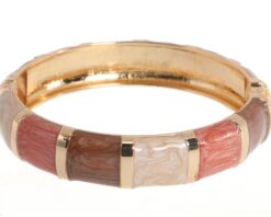 Khaki enamel damesarmband Beau OLBR15692 ean 8721206604886 I'm Dutch 't Oude Huys