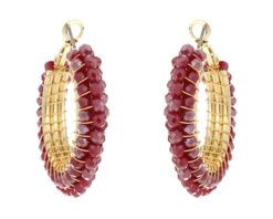 bordeaux oorbellen fem ean 8721206607474 olea16234 i'm dutch 't oude huys 2