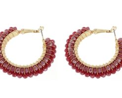 bordeaux oorbellen fem ean 8721206607474 olea16234 i'm dutch 't oude huys 2