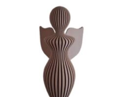 Liva engel, kerst, engeltje, kerst woondeco, 't Oude Huys, 3d geprint