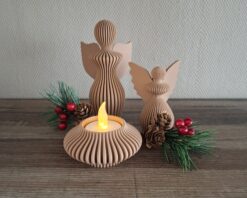 Engel 3dprint, 3d geprinte woonaccessoires, 't Oude Huys, kerst, kerstdeco, engel Liva