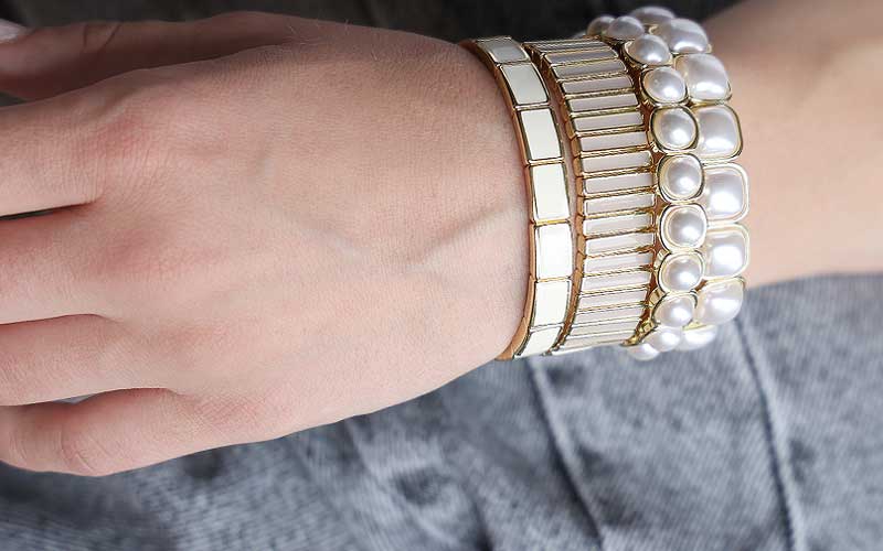 OLBR16174 Livia khaki gouden armband I'm dutch 't oude huys 8721206606965