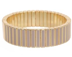 OLBR16174 Livia khaki gouden armband I'm dutch 't oude huys 8721206606965