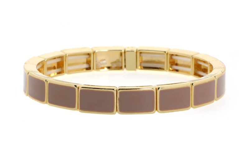 OLBR17187 Benthe taupe armband I'm Dutch 't oude huys