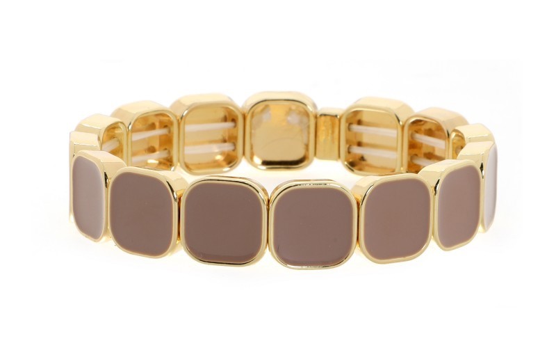 OLBR17192 Lola Taupe armband I'm Dutch 't Oude Huys 8721206611822