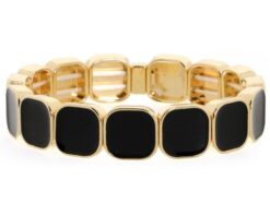 OLBR17193 Lola zwart armband I'm Dutch 't Oude Huys one size