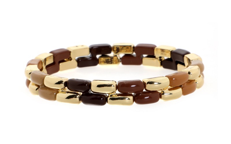 OLBR17195 Merel Khaki armband I'm Dutch 't Oude Huys 8721206611853