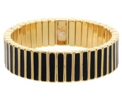 OLBR17200 Livia zwart gouden armband I'm dutch 't oude huys