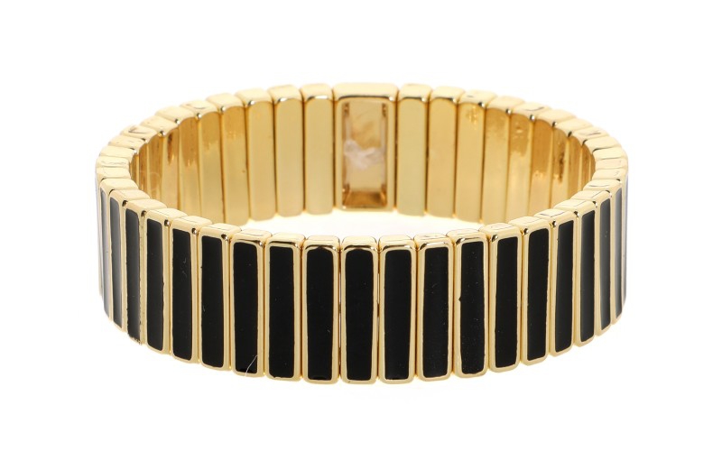 OLBR17200 Livia zwart gouden armband I'm dutch 't oude huys
