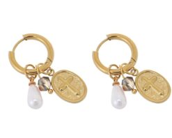 OLEA16195 Trixie gouden oorbellen I'm Dutch 't oude Huys 87220607108