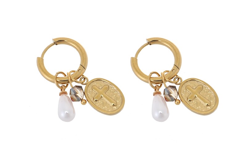 OLEA16195 Trixie gouden oorbellen I'm Dutch 't oude Huys 87220607108