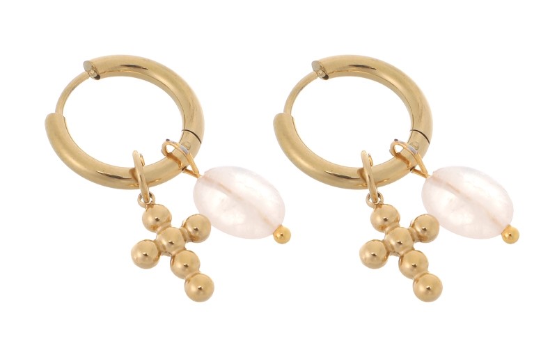 OLEA16196 Victory gouden oorbellen I'm Dutch 't Oude Huys 872206607115