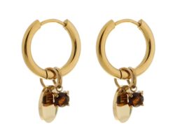 OLEA17306 Sabrina Brons oorbellen I'm Dutch 't Oude Huys 8721206612584