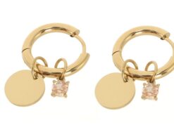 OLEA17307 Sabrina Champagne oorbellen I'm Dutch 't Oude Huys 8721206612591