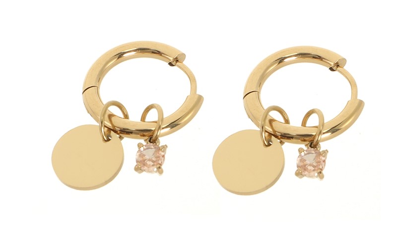 OLEA17307 Sabrina Champagne oorbellen I'm Dutch 't Oude Huys 8721206612591