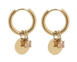 OLEA17307 Sabrina Champagne oorbellen I'm Dutch 't Oude Huys 8721206612591