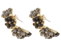 Pep oorbellen zwart OLEA16226 EAN8721206607399 't Oude Huys, I'm Dutch oorbellen, im dutch oorbellen