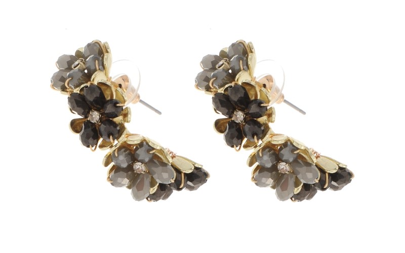 Pep oorbellen zwart OLEA16226 EAN8721206607399 't Oude Huys, I'm Dutch oorbellen, im dutch oorbellen