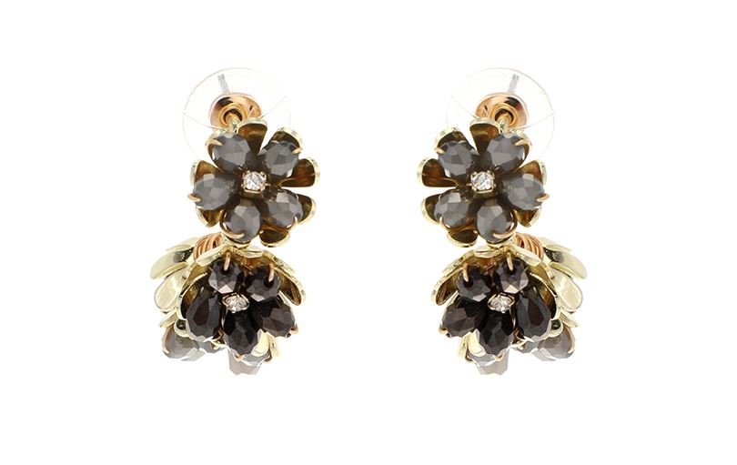 Pep oorbellen zwart OLEA16226 EAN8721206607399 't Oude Huys, I'm Dutch oorbellen, im dutch oorbellen