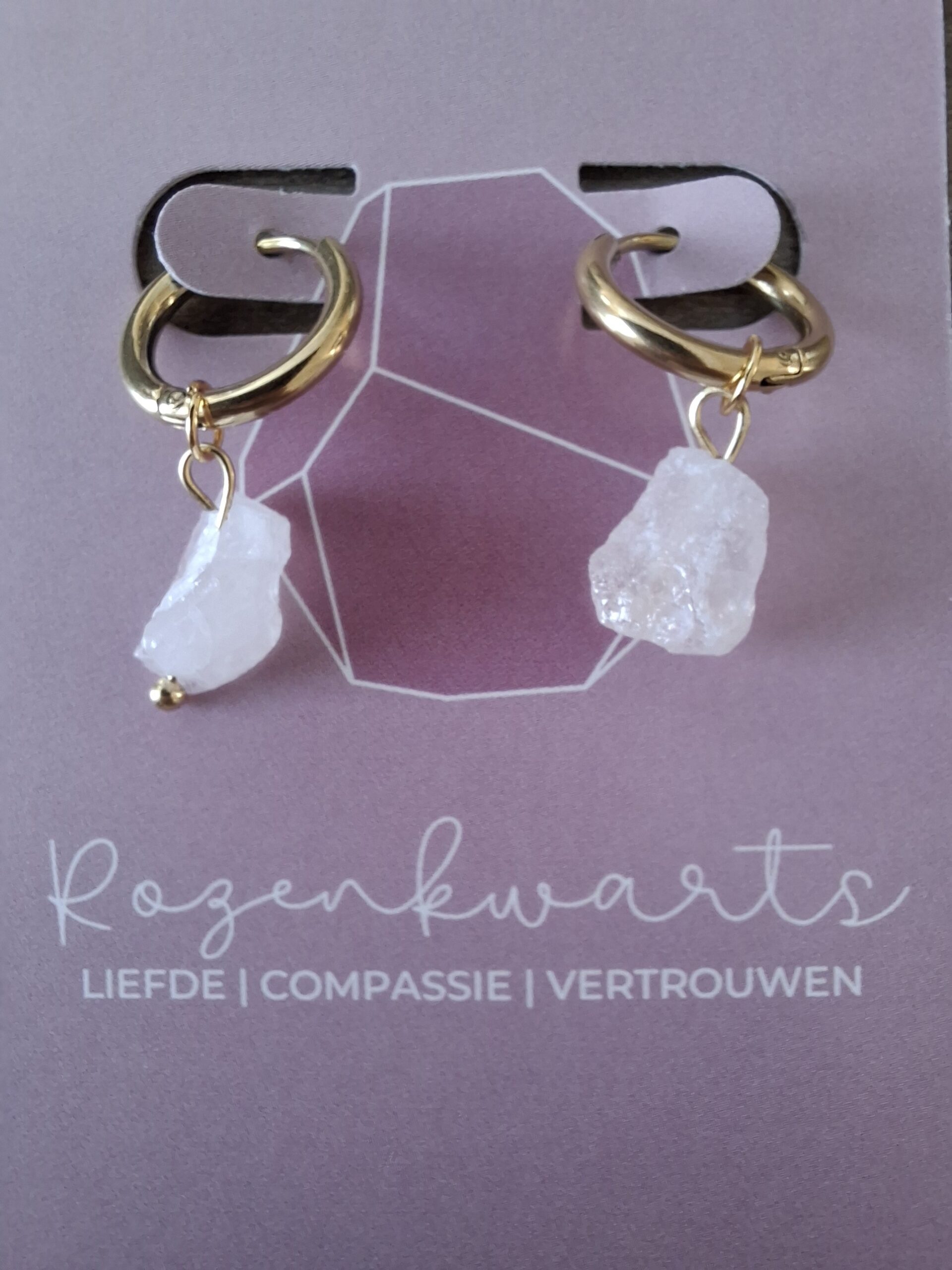 Uchu-Reminders-Oorbellen-met-edelsteen-Rozenkwarts-t-Oude-Huys