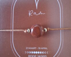 Uchu-Reminders-Zodiac-Collection-Ram-t-Oude-Huys-armband met edelsteen