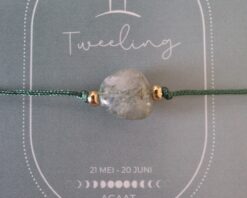 Uchu-Reminders-Zodiac-Collection-Tweeling-t-Oude-Huys-armband met edelstenen