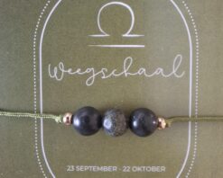 Uchu-Reminders-Zodiac-Collection-Weegschaal-t-Oude-Huys-armband met edelstenen