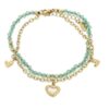 Bernice goldplated 14k en kralen mint