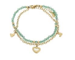 Bernice goldplated 14k en kralen mint