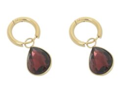 Ruth oorbellen I'm Dutch Burgundy 2