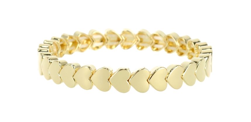 Mila geschakelde hartjes armband I'm Dutch OLBR19147 't Oude Huys