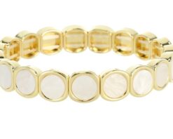 Stefanie Natural OLBR19137 elastische armband I'm Dutch 't Oude Huys