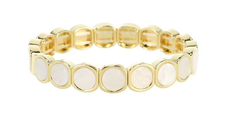 Stefanie Natural OLBR19137 elastische armband I'm Dutch 't Oude Huys