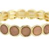 Stefanie Taupe OLBR19138 elastische armband I'm Dutch 't Oude Huys