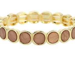 Stefanie Taupe OLBR19138 elastische armband I'm Dutch 't Oude Huys