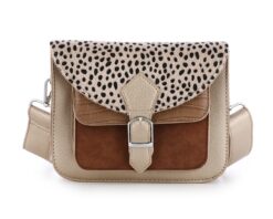 trendy damestas met dierenprint