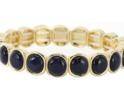 Ciska blue im dutch elastische armband olbr20088