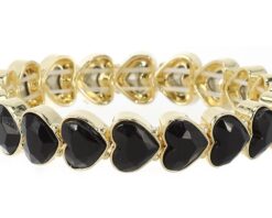 Hazel black elastische armband im dutch olbr20053